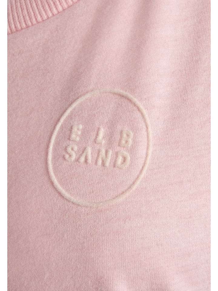 ELBSAND T-Shirt in rosé meliert günstig kaufen