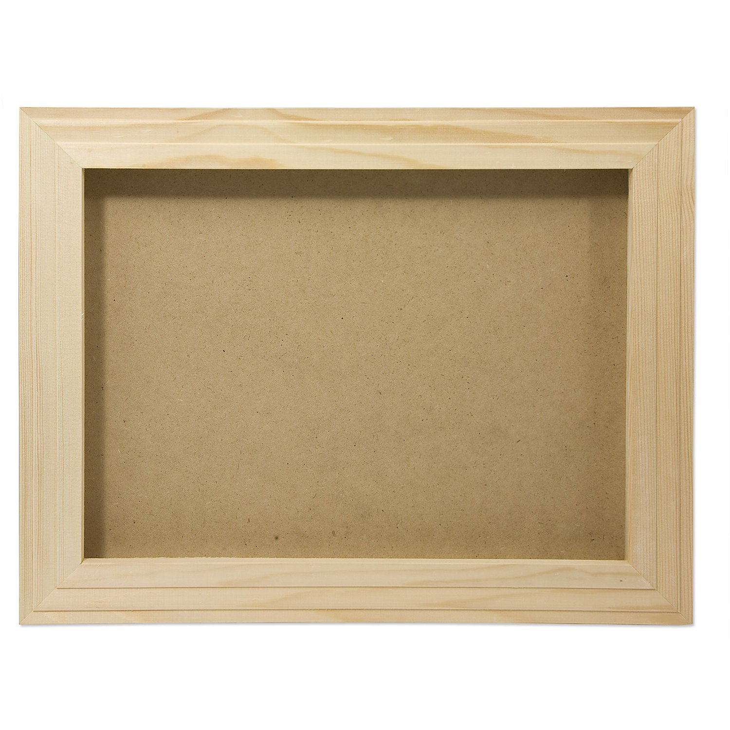 3D-Bilderrahmen aus Holz, 42,5 x 33,5 x 3,5 cm