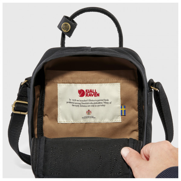 Fjällräven - Kånken No. 2 Black Sling 25 - Umhängetasche