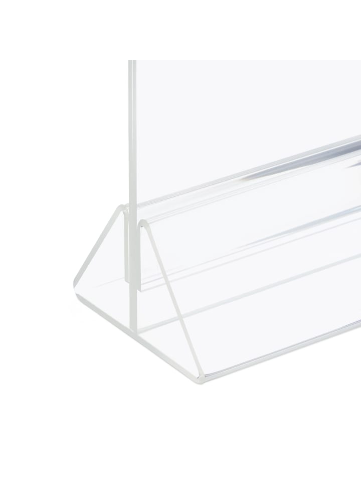 relaxdays 6 x Tischaufsteller in Transparent - DIN A5 günstig kaufen onesize