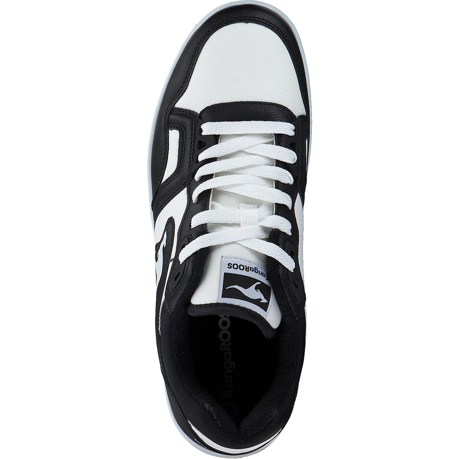 KangaROOS 80018, Schnürschuhe, Kinder, schwarz/weiß