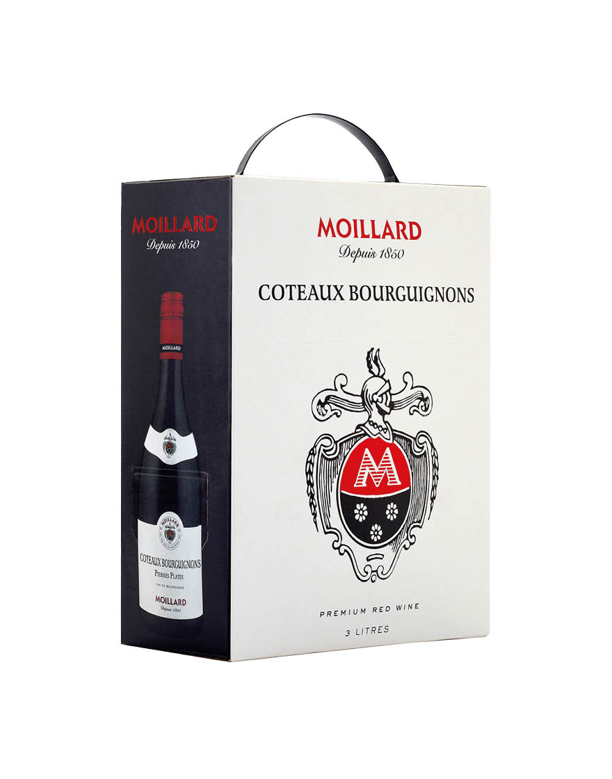 Côteaux Bourguignons AOP Gamay 2021 Maison Moillard 3 ℓ, Bag in Box