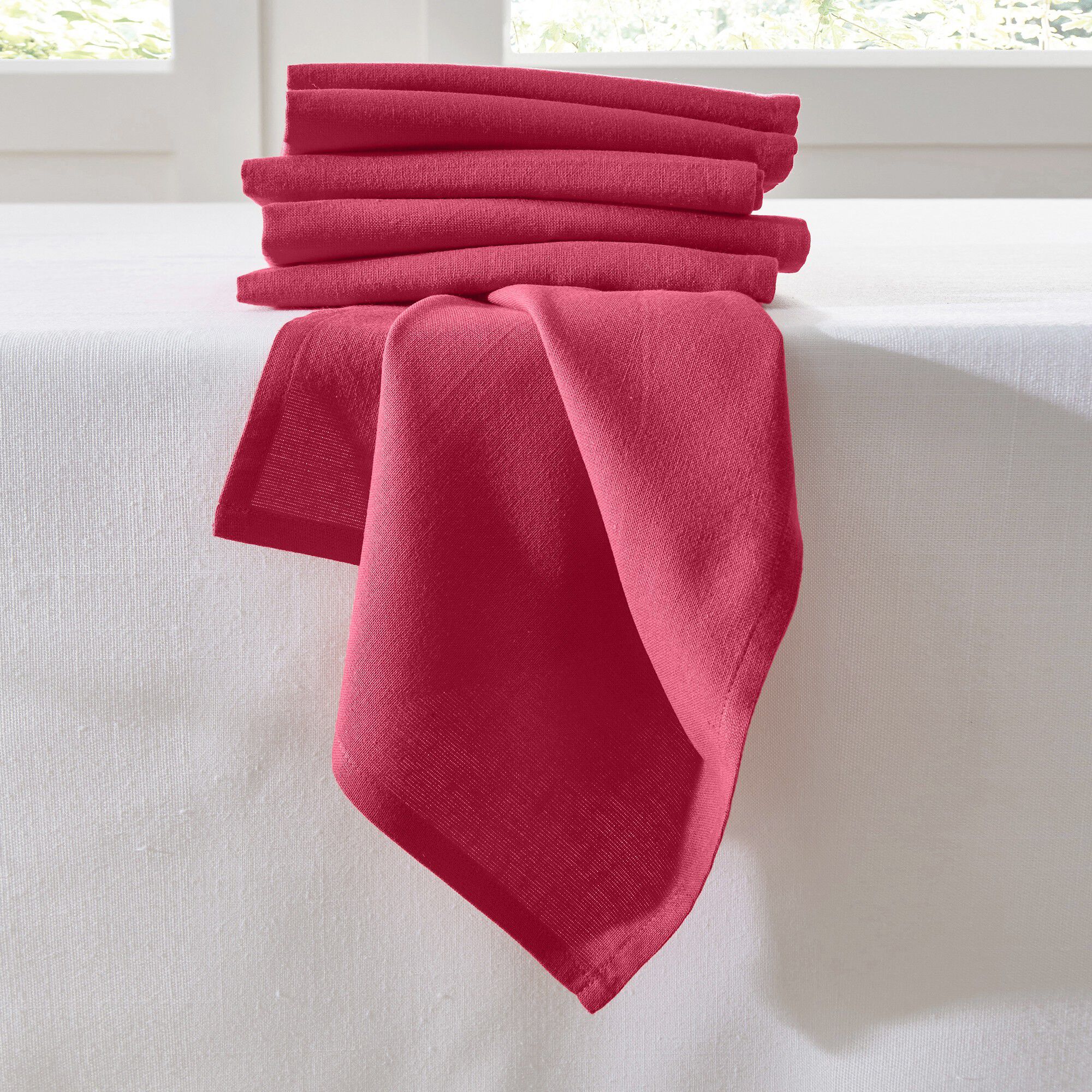 Serviette de table unie