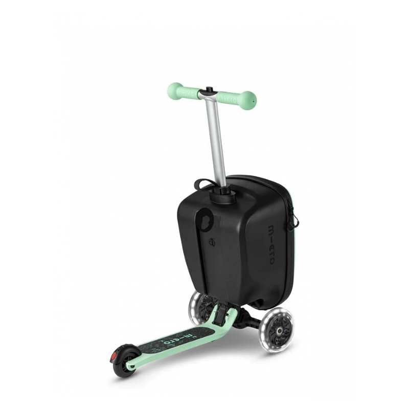 Trottinette et valise Micro Junior Mint