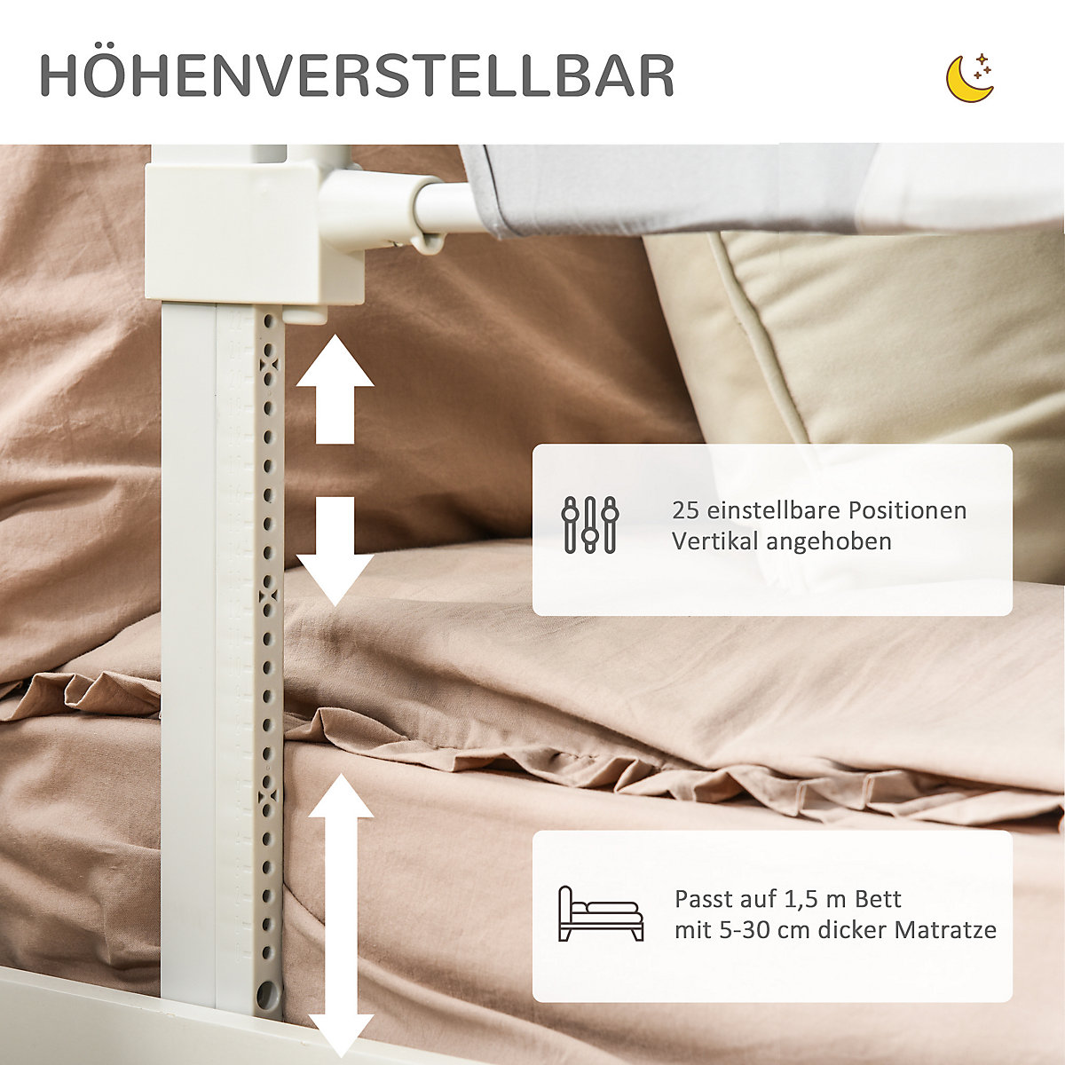 Bettgitter Geländer für Bett, Sicherheit für kinder