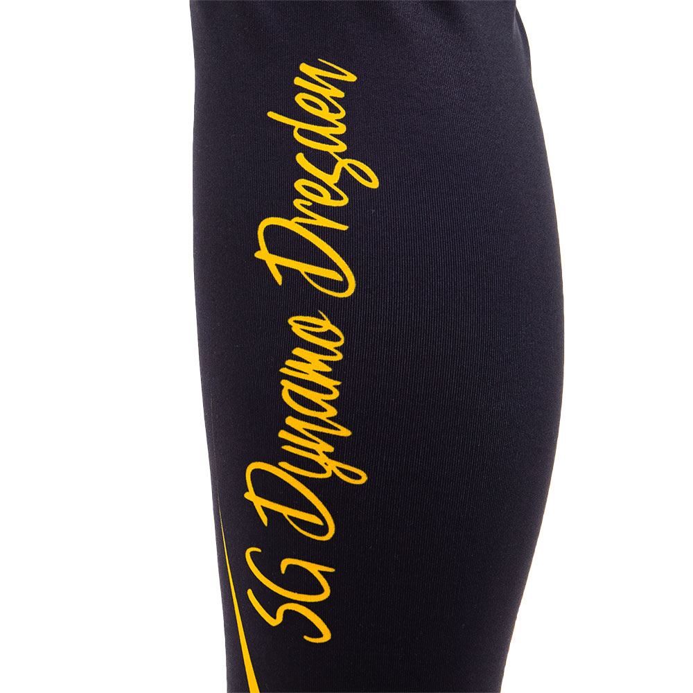 Leggings Streifen schwarz-gelb