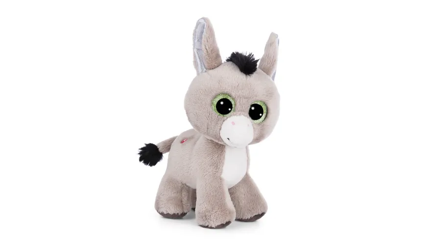 NICI Kuscheltier GLUBSCHIS Esel Donki 17cm stehend grau