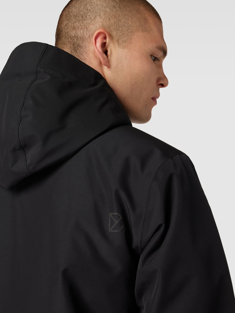 Parka mit Kapuze Modell 'KENNY' in schwarz