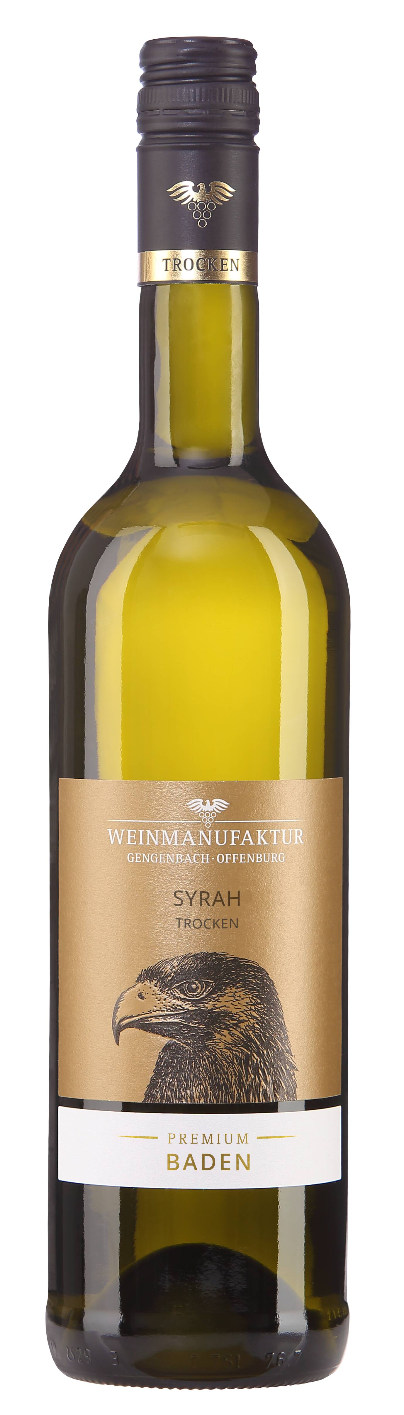 Weinmanufaktur Gengenbach-Offenburg Premium Syrah trocken 0,75L 2020