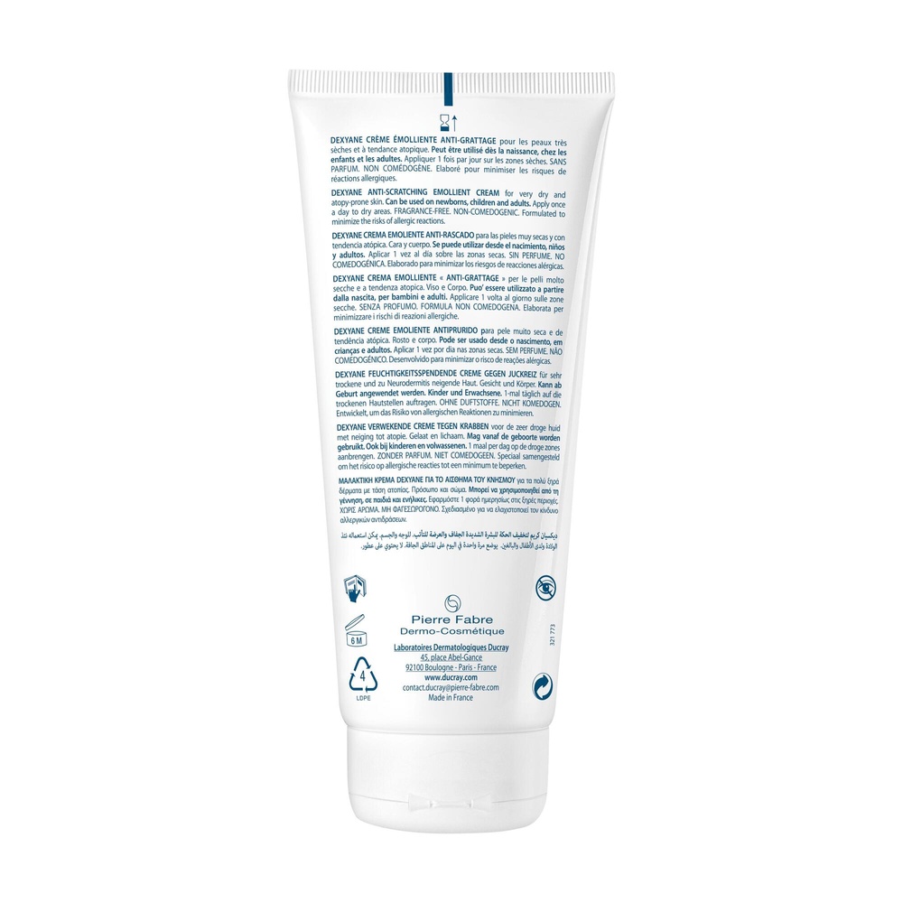 Ducray Dexyane Crème émolliente 200 ml Crème émolliente