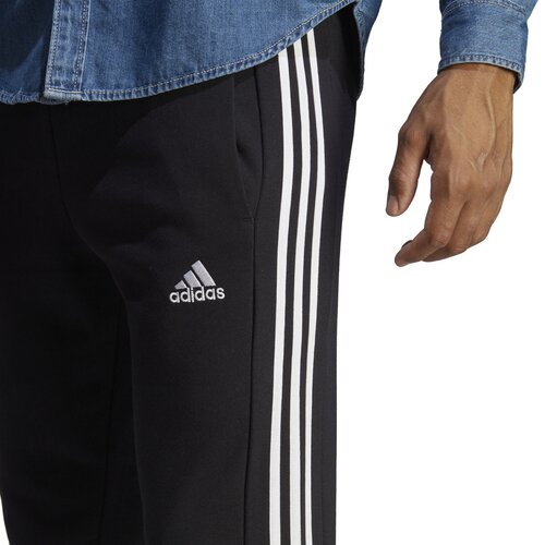 HERREN HOSE ESSENTIALS FRENCH TERRY TAPERED CUFF 3-STREIFEN (NORMAL & LANG)
