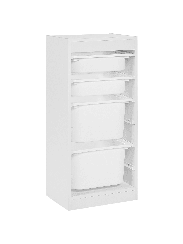 Beliani Kommode TOBIN in Weiß - (W) 42 x (H) 89 x (L) 30 cm günstig kaufen onesize