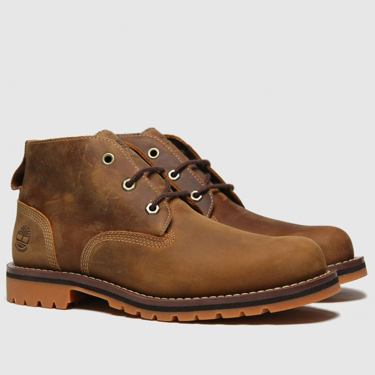 Timberland larchmont II 3-lyukú chukka csizma barna színben
