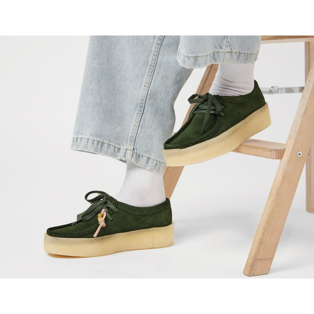 Clarks Wallabee Cup 261732534 / grün