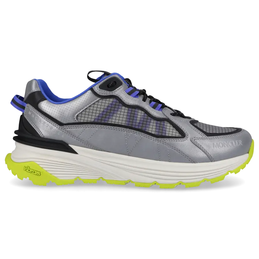 Moncler - Sneaker low LITE RUNNER Kalbsleder - blau
