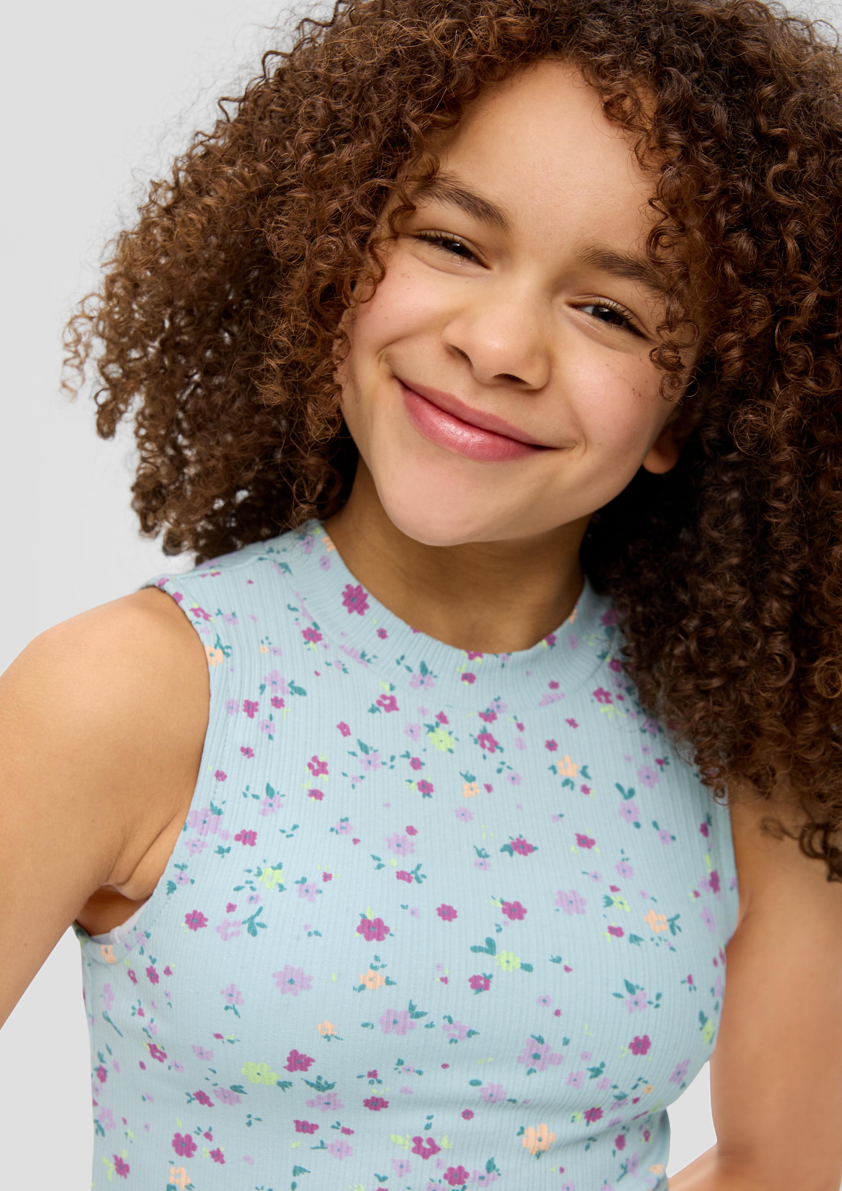 Ärmelloses Shirt mit All-over-Print  2142438-61A1