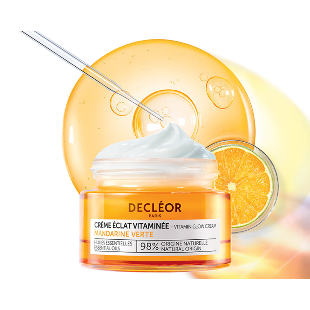 Decléor CREME ECLAT VITAMINEE MANDARINE VERTE Crème visage anti-rides booster d'éclat