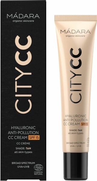 MÁDARA CITYCC Hyaluronic Anti-Pollution LSF15 CC Cream