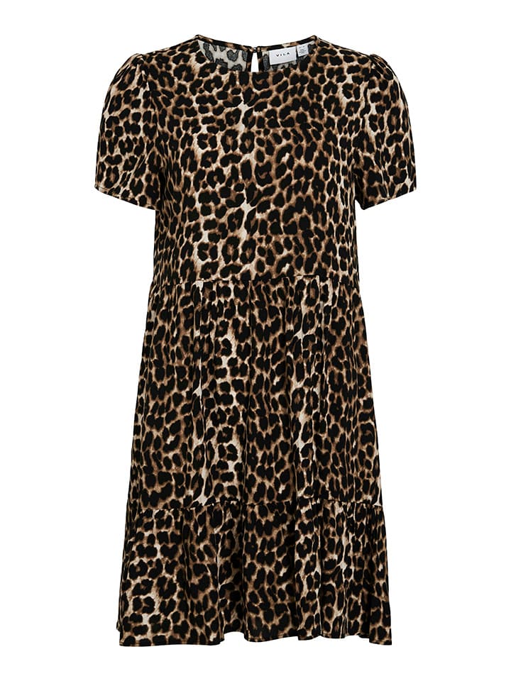 Vila Kleid in Beige/ Braun günstig kaufen