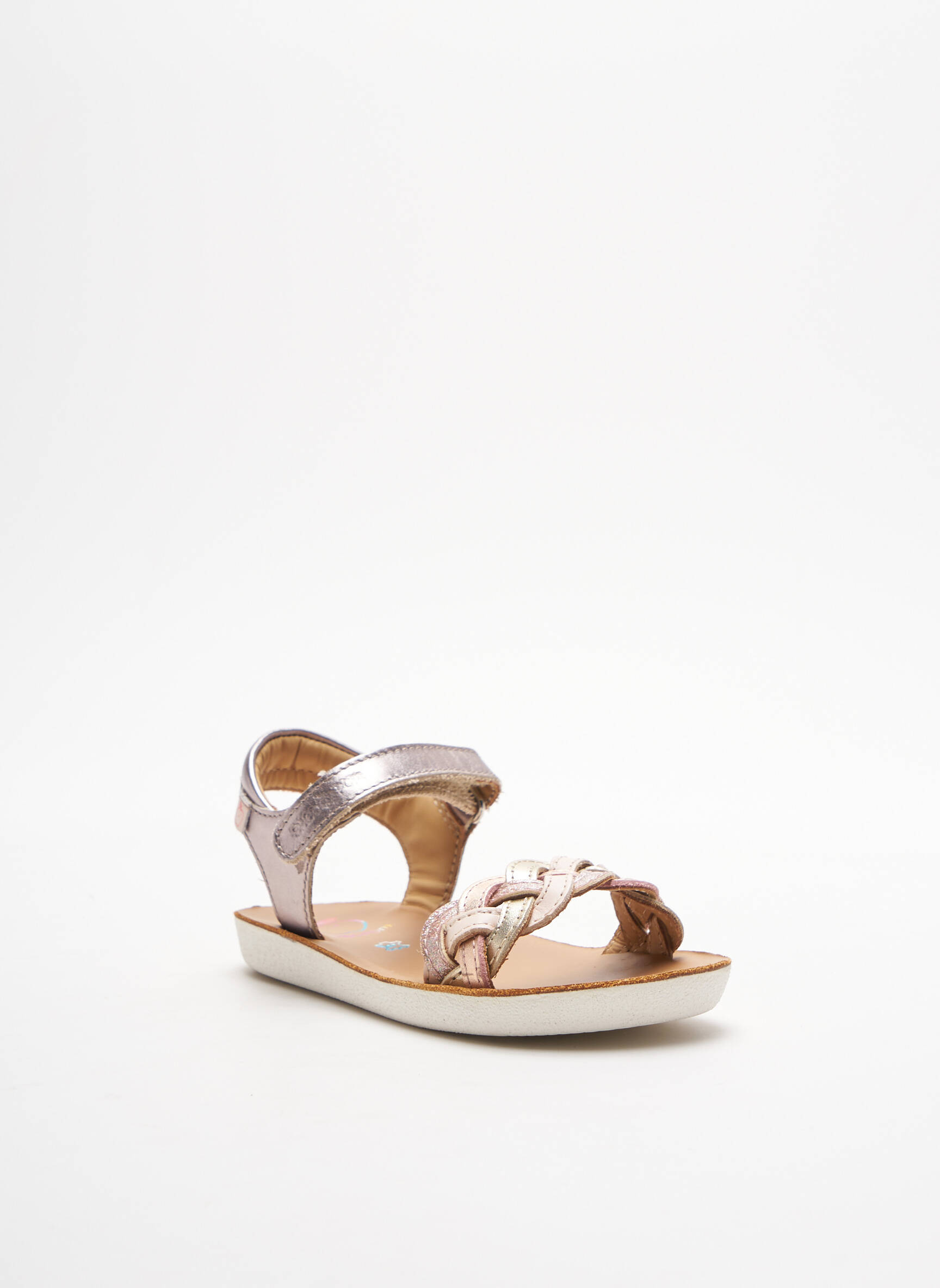 Shoo Pom Sandales Nu Pieds Enfant couleur gris