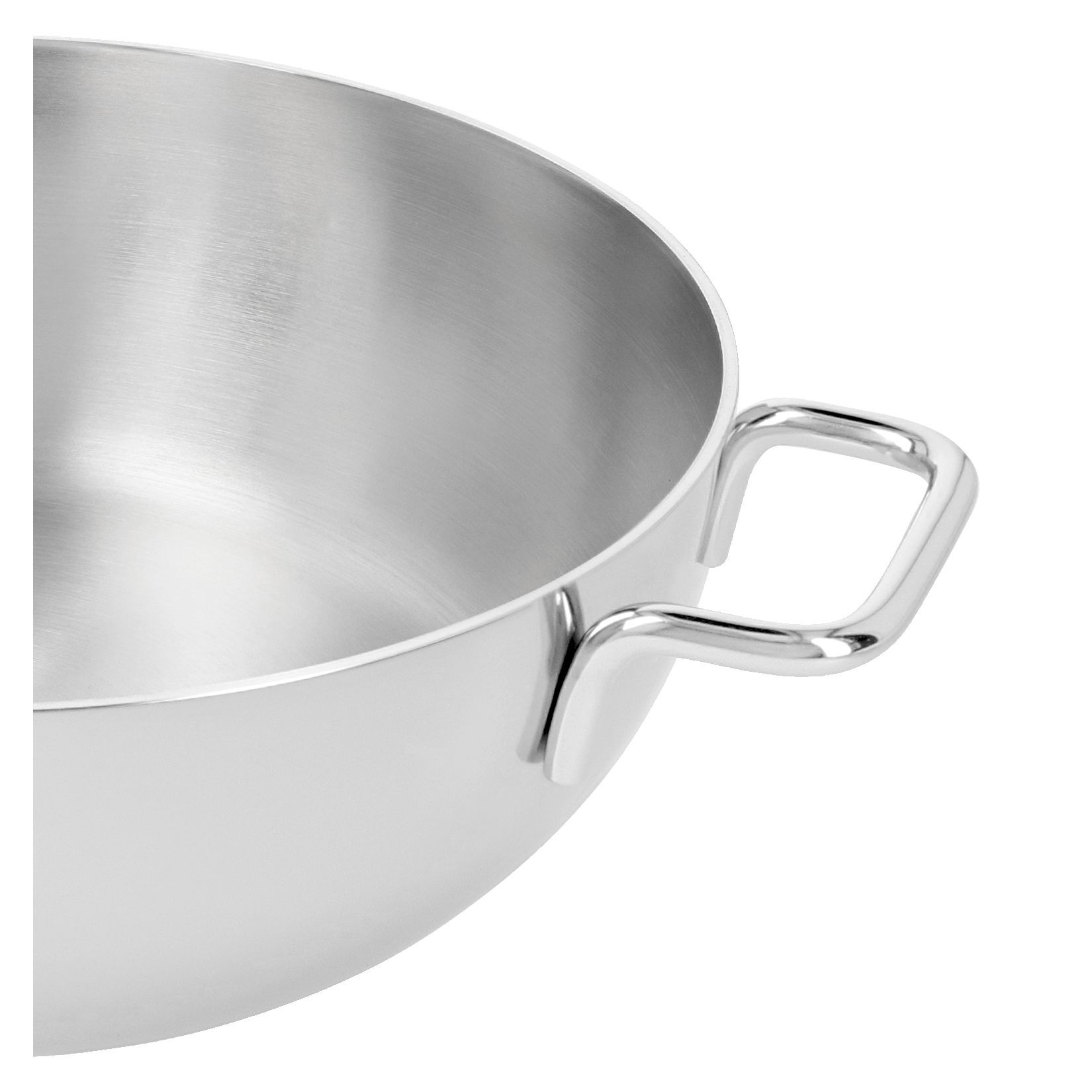 Servierpfanne mit Glasdeckel 24 cm, 18/10 Edelstahl