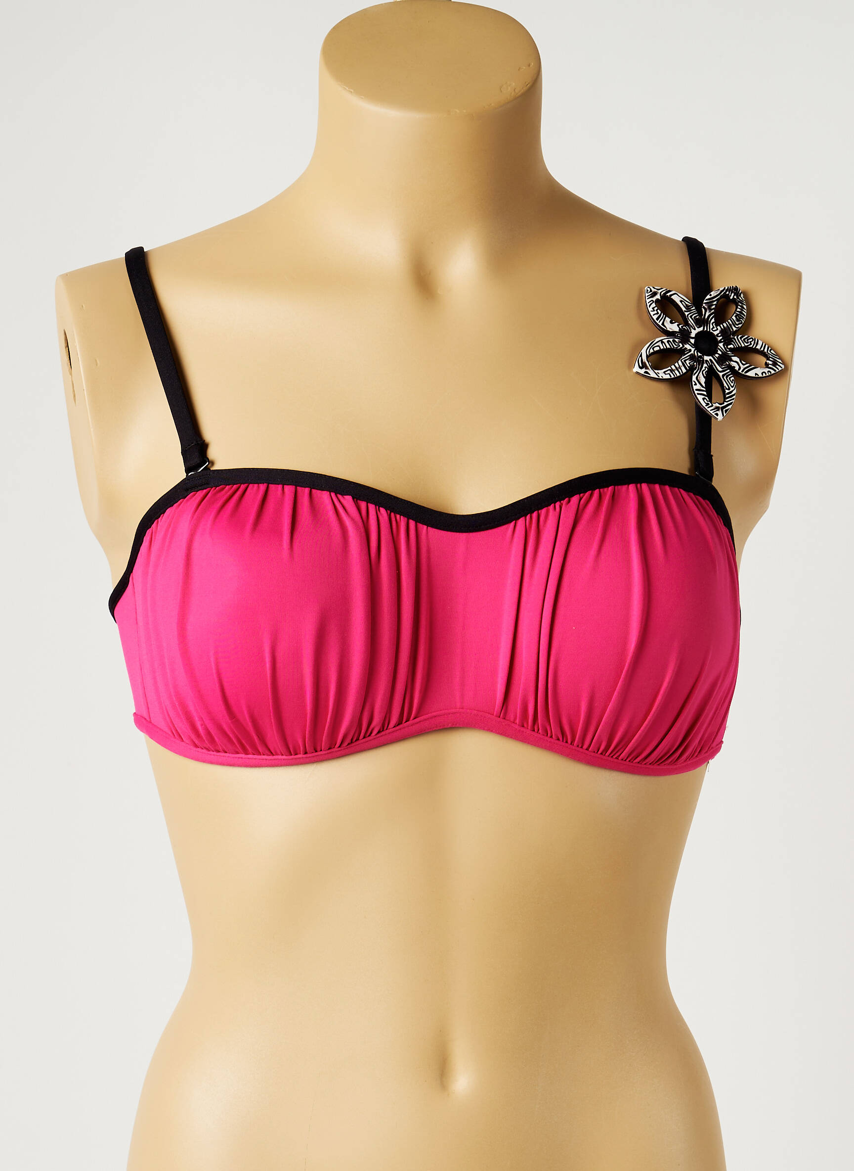 Cache Coeur Maillots2bain Maternite Femme couleur rose