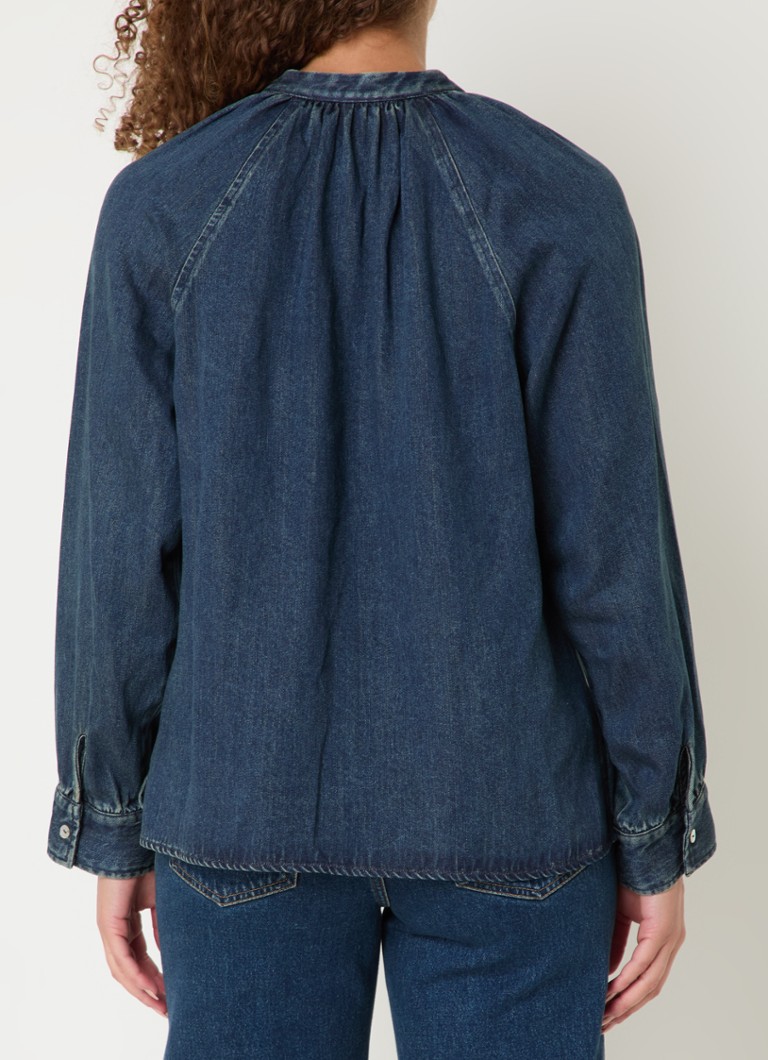 Expresso Lyocell tunic with a round neckline