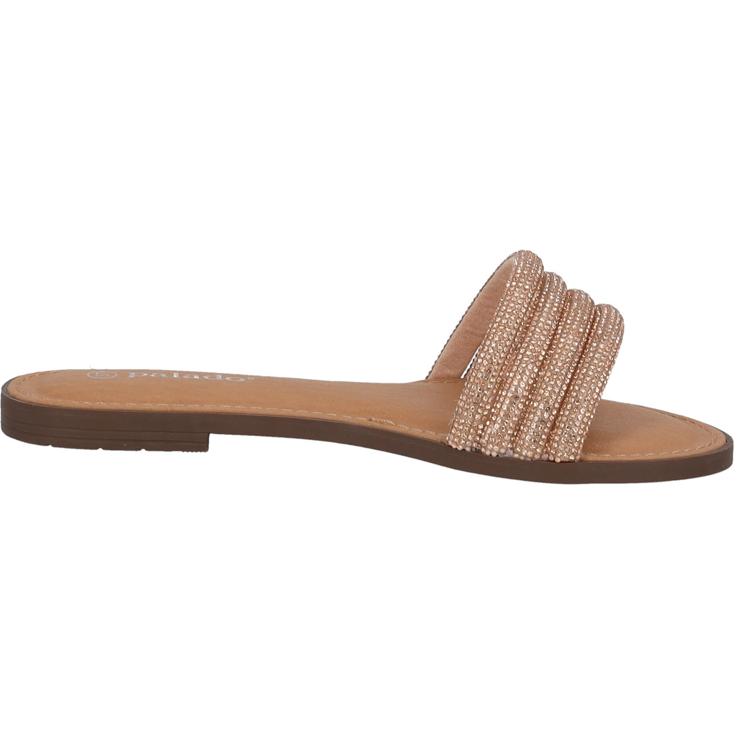 Palado Jeemi, Pantoletten & Badeschuhe, Damen, Bronze Strass