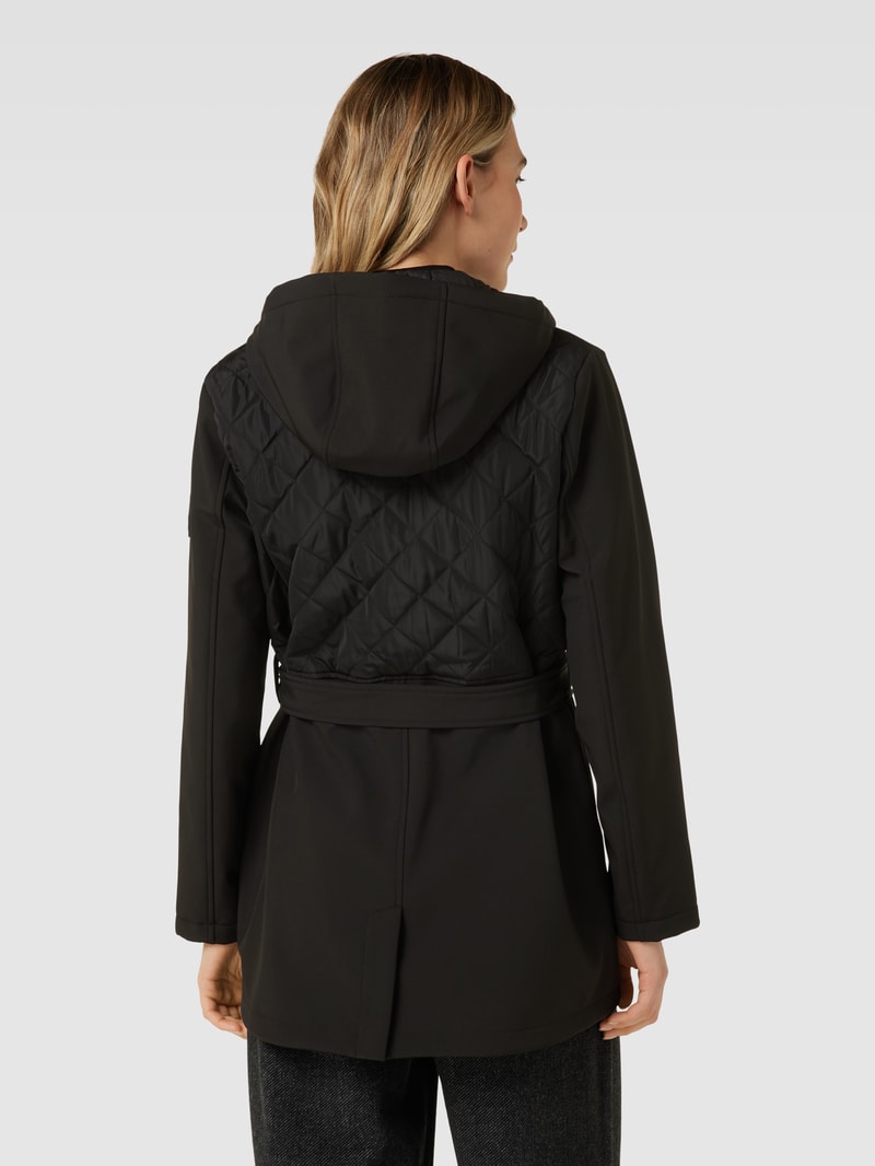 Jacke mit Taillengürtel in black