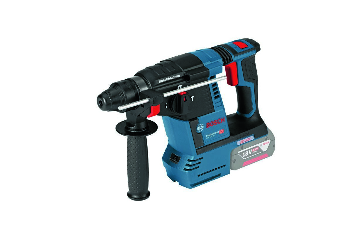 Bosch Blue 061191000J GBH 18V-26 F Akku-Schlagbohrschrauber (ohne Akkus und Ladegerät) in L-BOXX