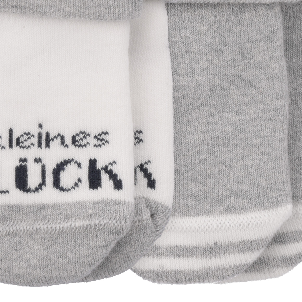 2 Paar Newborn Socken mit Frottee-Ausstattung