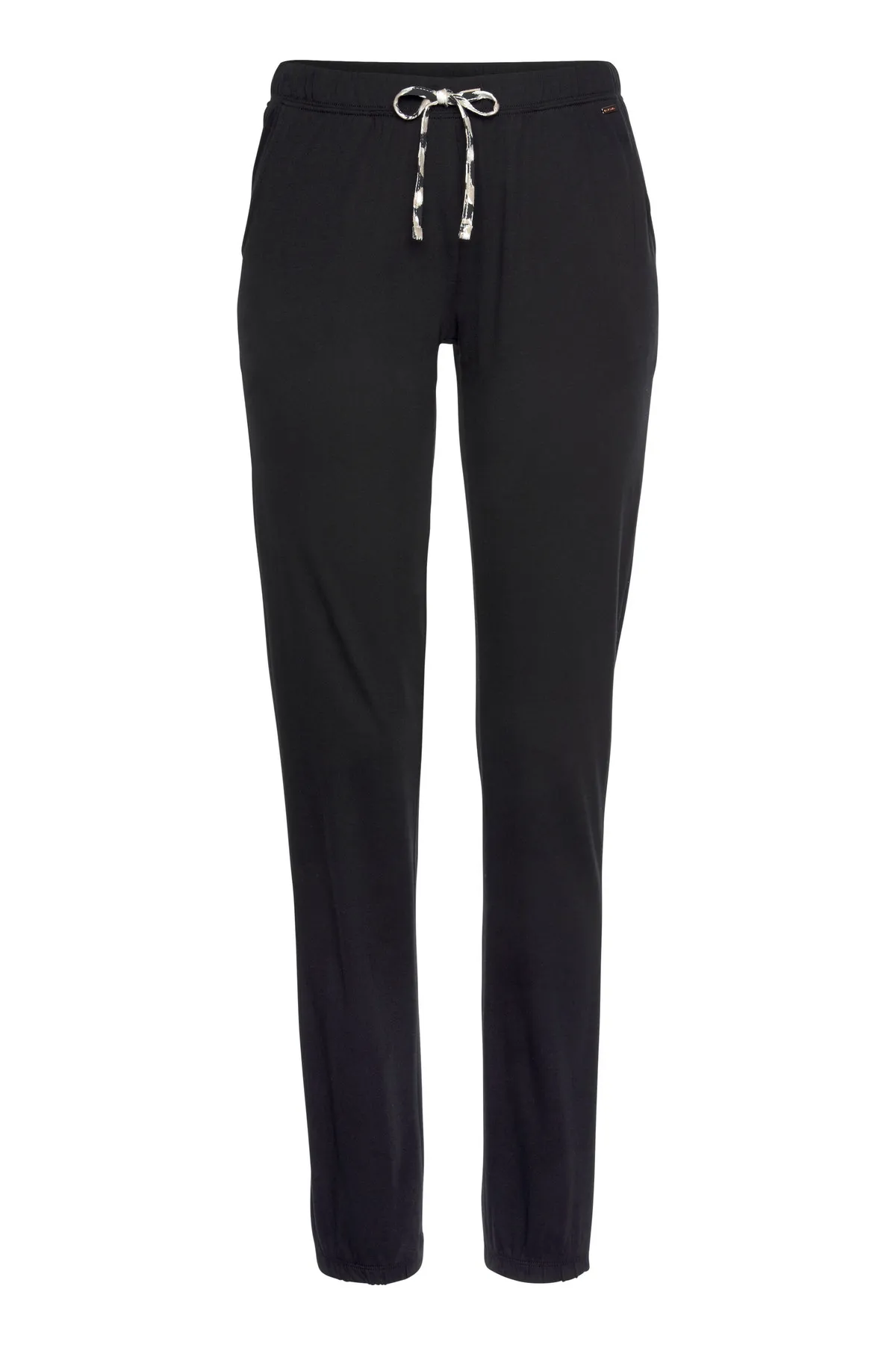 LASCANA  Pyjamahose - Schwarz - Relaxed