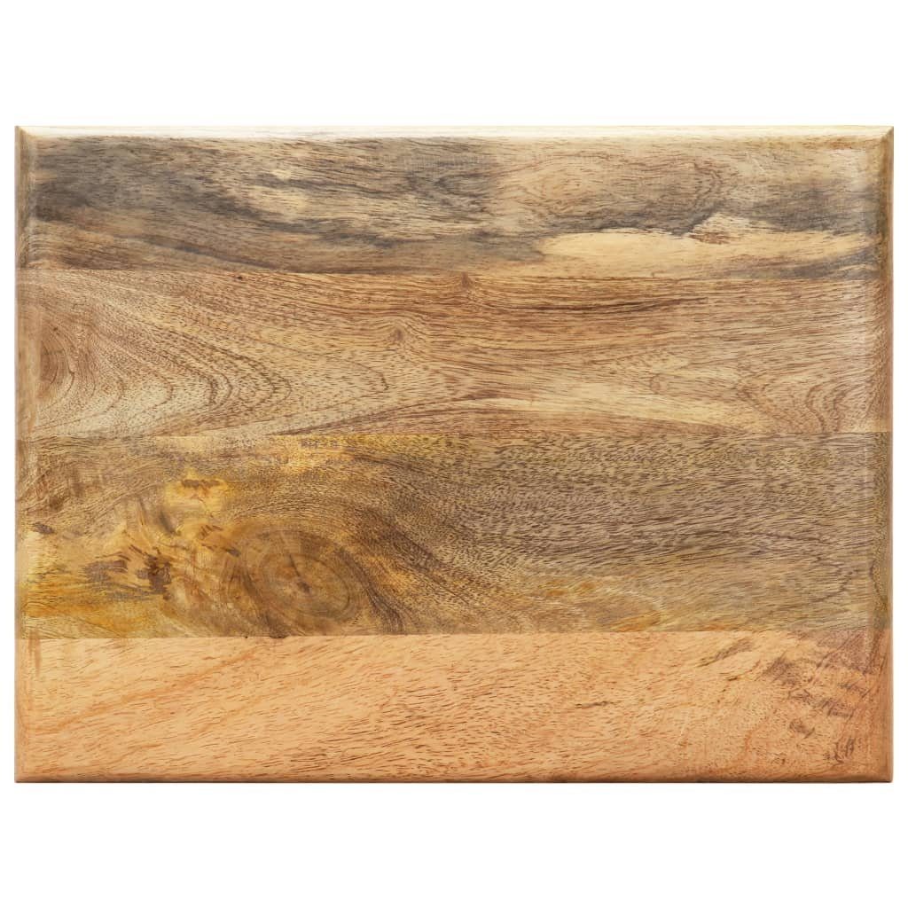 vidaXL Zeitungsständer Zeitschriftenständer 40 x 30 x 50 cm Massivholz Mango und Stahl