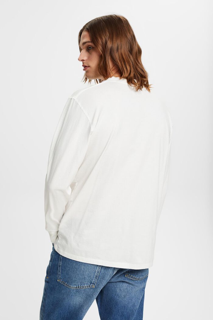 Longsleeve mit Knopfleiste
