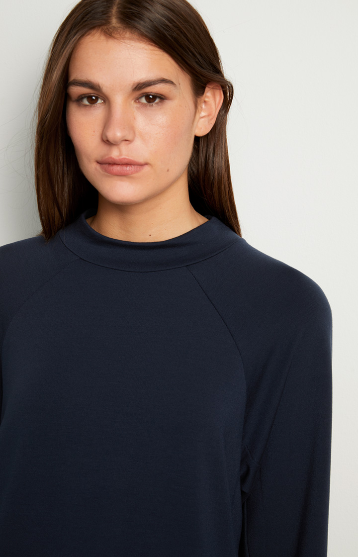 Loungewear Longsleeve in Midnight-Blau