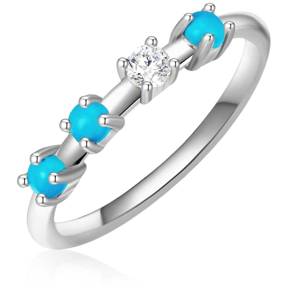 Glanzstücke München Bague en argent Argent sterling Oxyde de zirconium (CZ) en Argent Bague