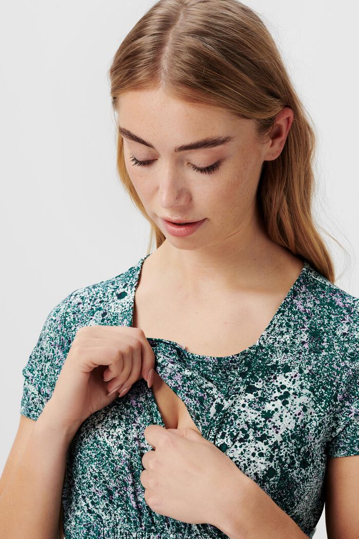 Jerseykleid mit Allover-Print