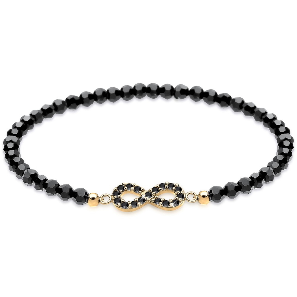 Elli Elli Bracelet Femmes Infinity en argent sterling 925 plaqué or Bracelet