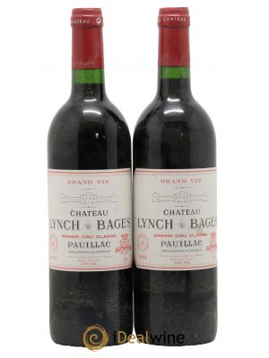 Château Lynch Bages 5ème Grand Cru Classé  1998 - Lot de 2 Bouteilles