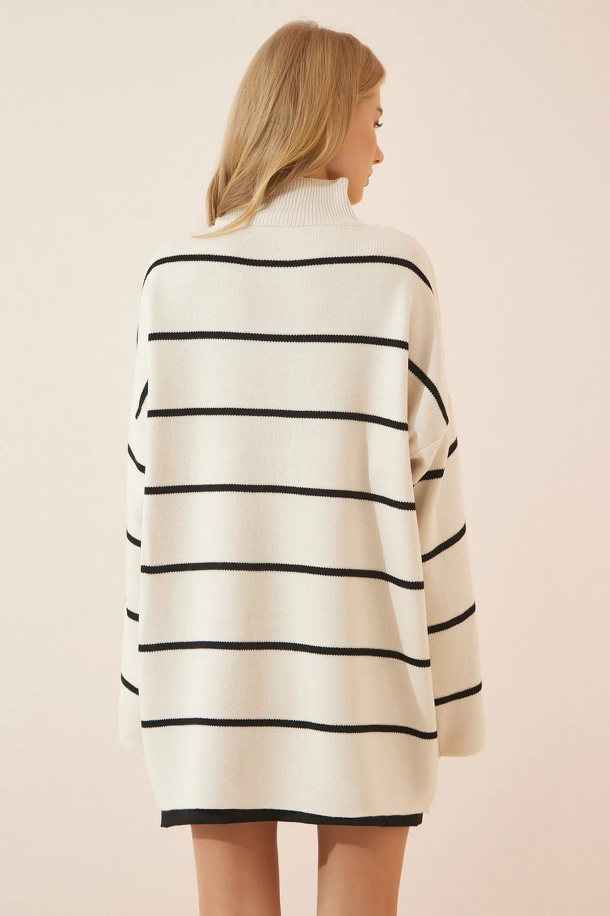Happiness İstanbul  Pullover - Beige - Oversized