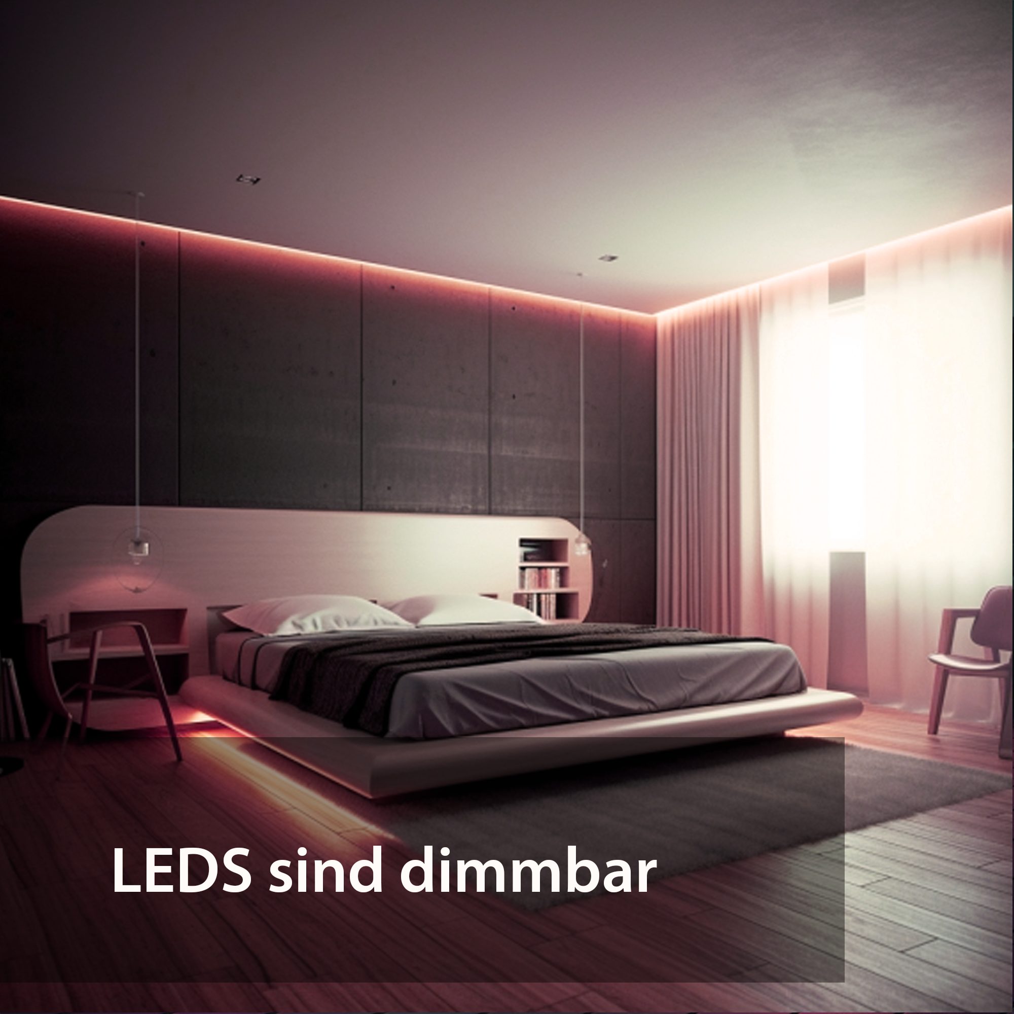 XCOAST LED-Streifen 2m SMARTES SELBSTKLEBENDES LED BAND, dimmbar, 90cm Netzkabel, Music-Sync, 16M Farben, 30 LED/m