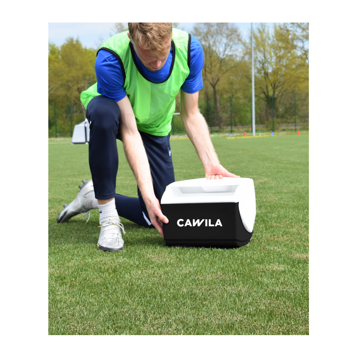 Cawila LIGA Eisbox SPORTSCARE 10 Liter | hochwertige Icebox | Kühlbox schwarz