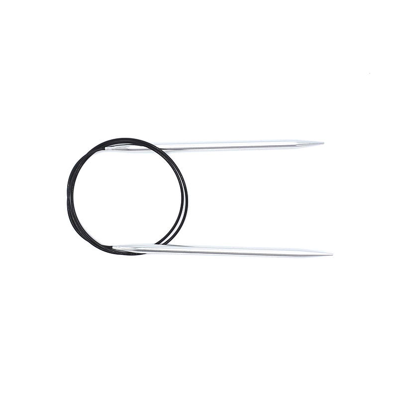 Rundpinne 80 cm 6,0 mm aluminium silver