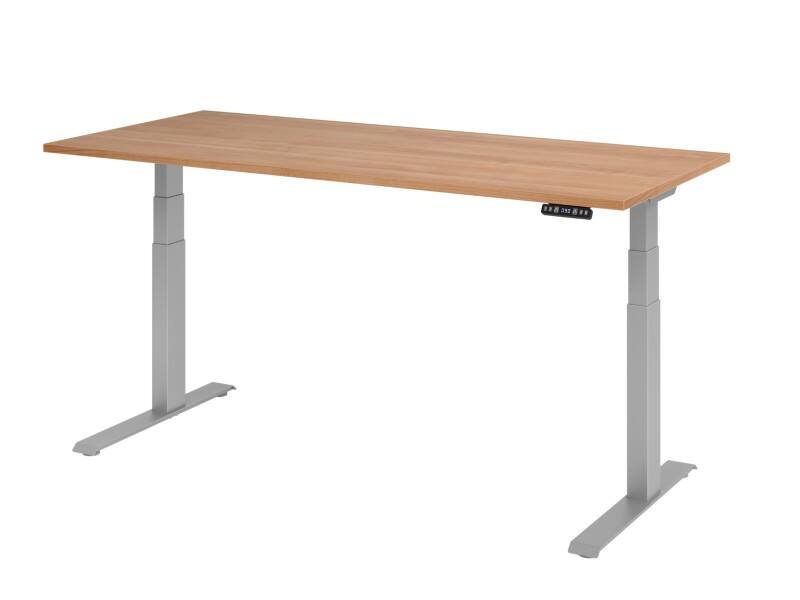 Hammerbacher Steh-Sitz-Schreibtisch VXDKB19/N/S Walnuss 1800 mm x 800 mm
