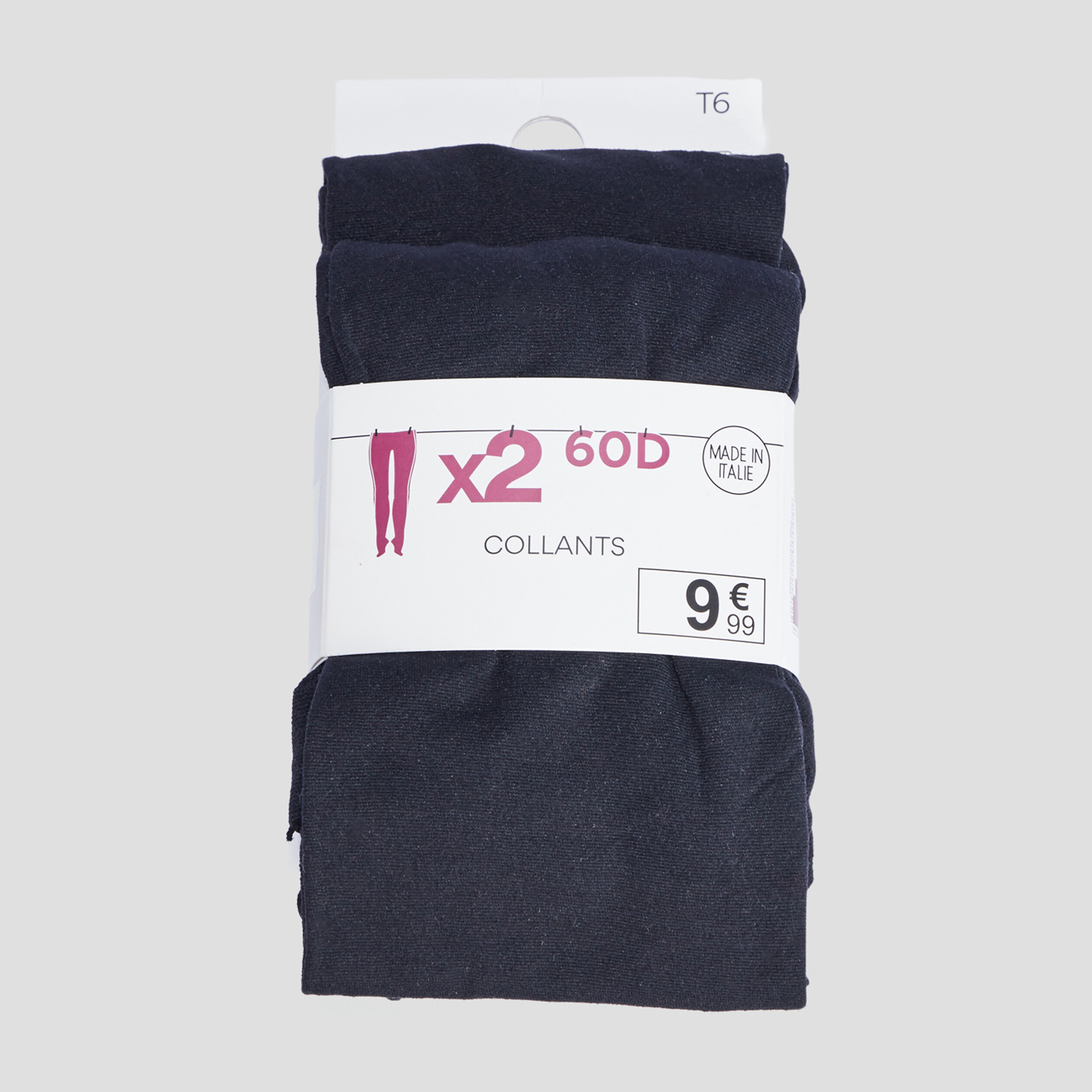 Lot 2 collants noir femme | La Halle