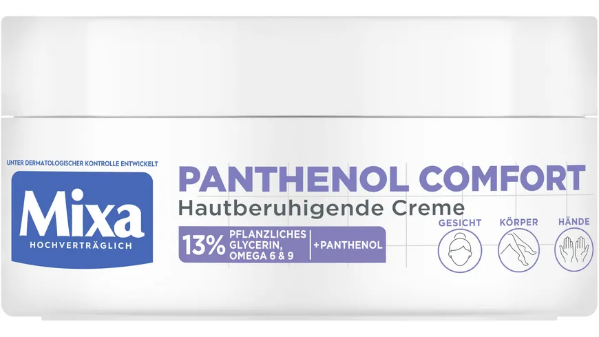 Mixa Panthenol Comfort Hautberuhigende Creme 150 ml