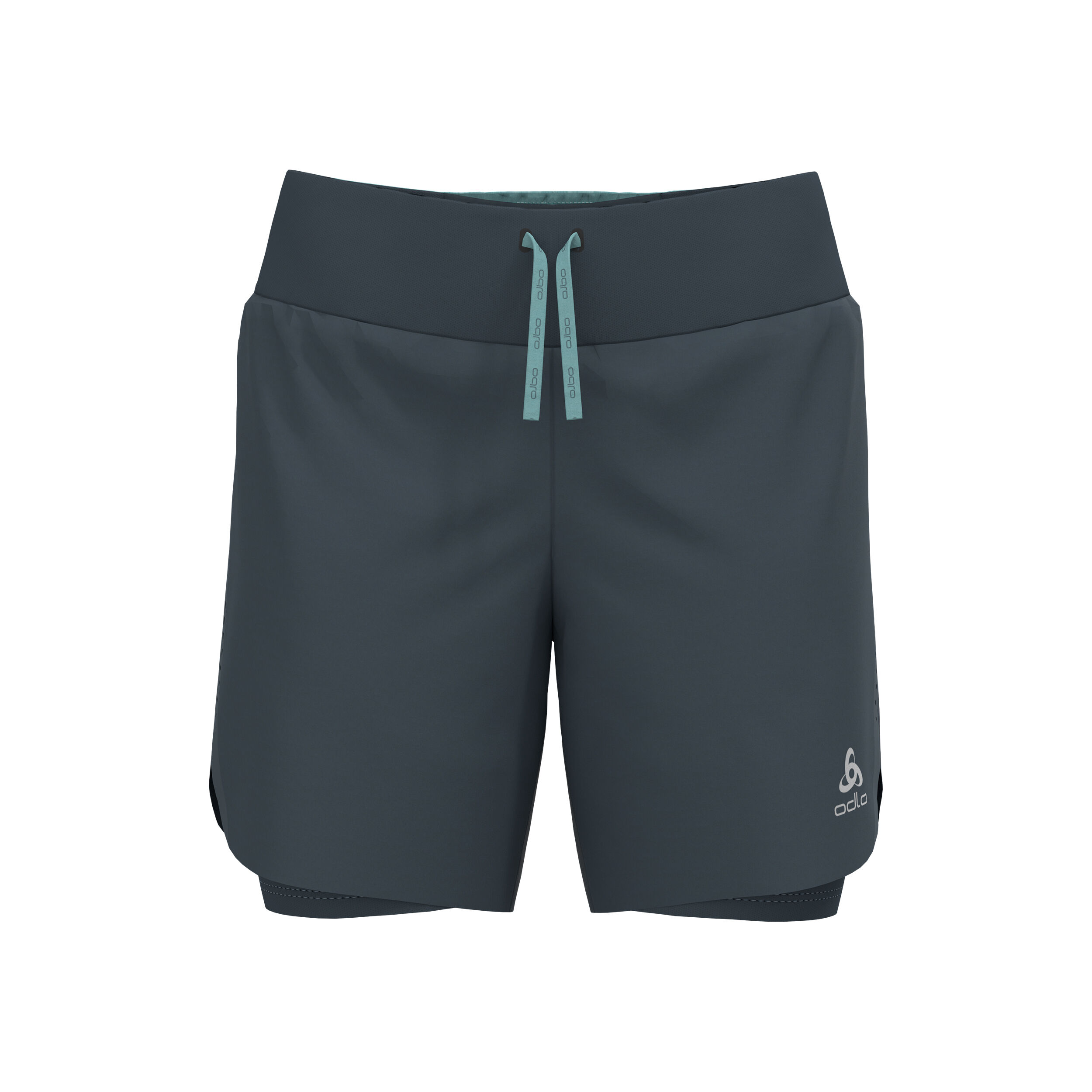 X-Alp Trail 6inch 2in1 Laufshorts Damen - Dunkelgrau