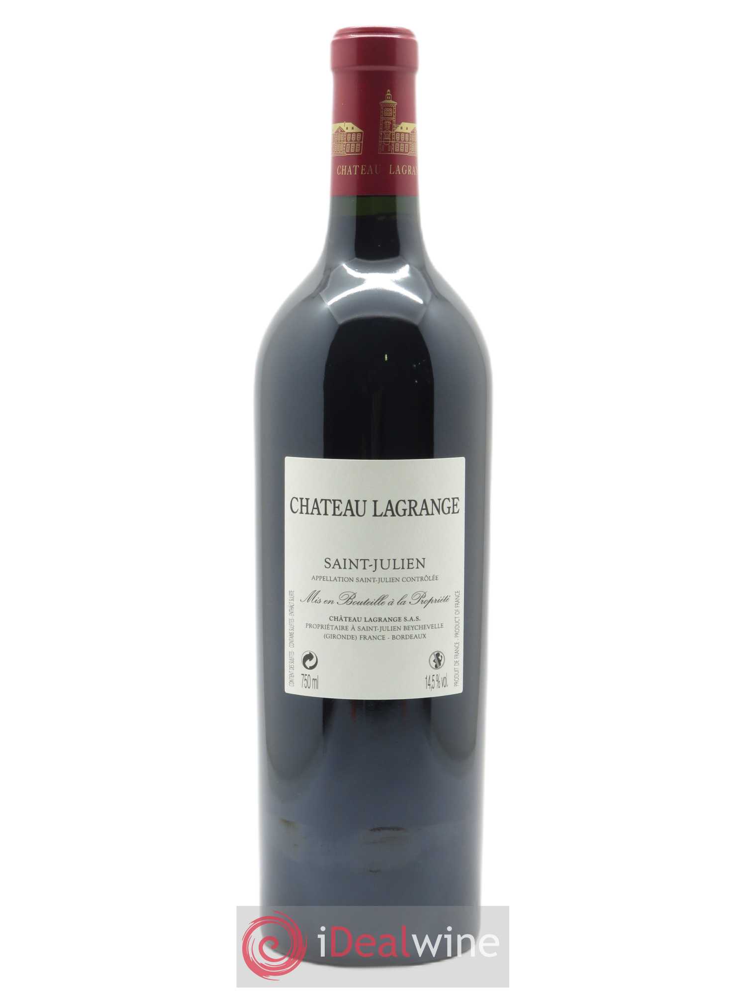 Château Lagrange 3ème Grand Cru Classé (CBO à partir de 12 bts) 2018 - Lot de 1 Bouteille