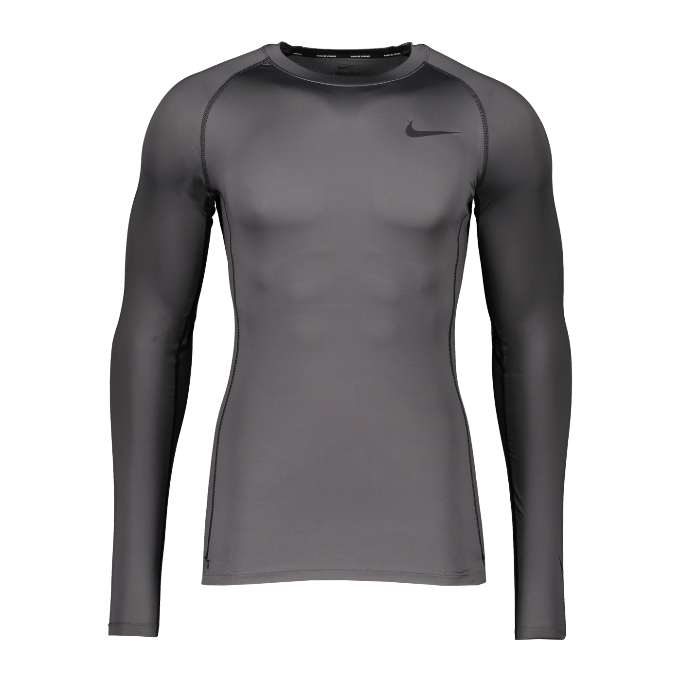 Nike Pro Longsleeve Grau Schwarz F068