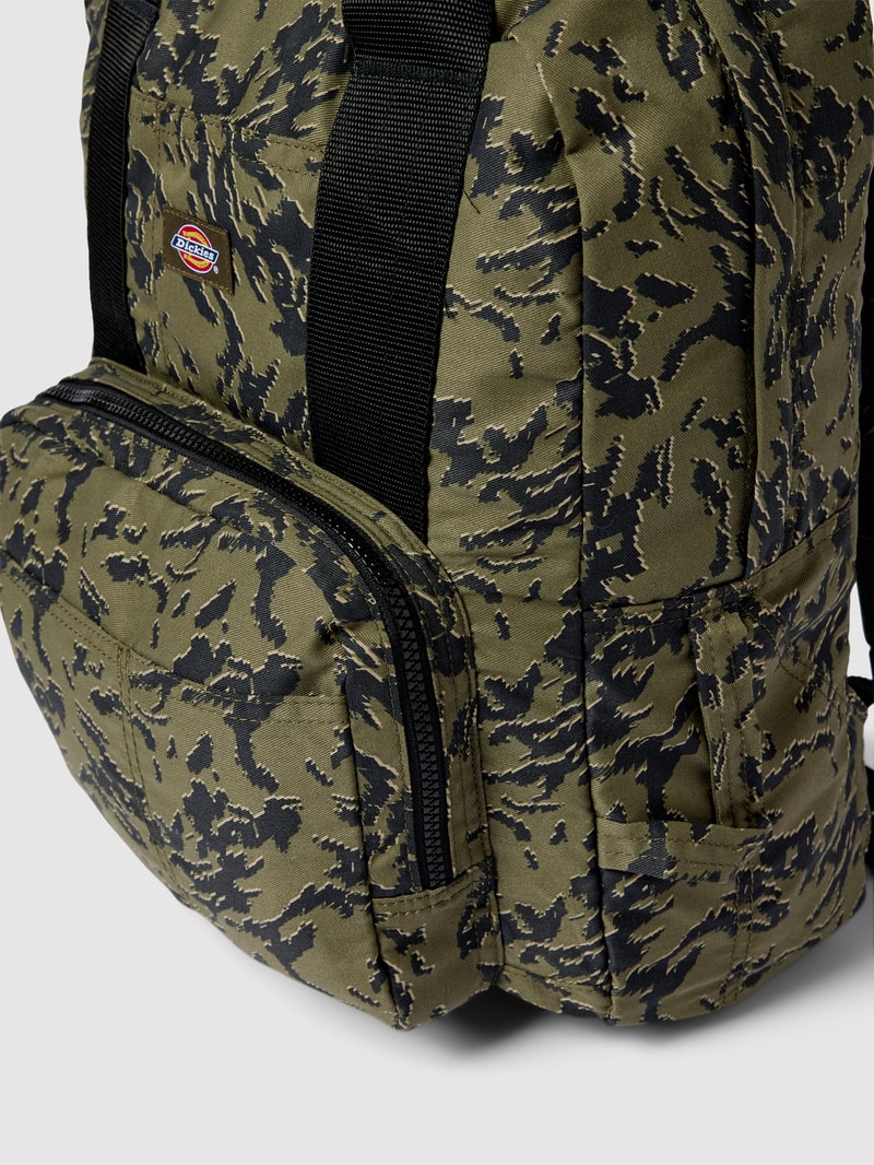 Rucksack mit Allover-Muster in khaki